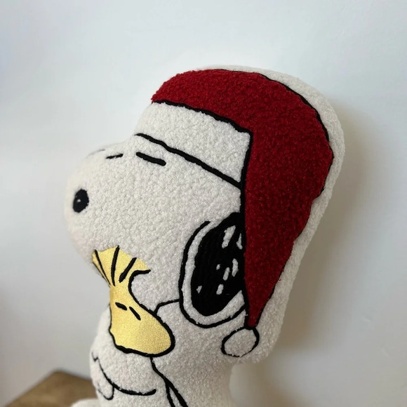 Peanuts Snoopy Holiday Throw Pillow NWT - Picture 2 of 5